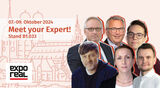 Unsere Expertinnen und Experten freuen sich, Sie auf der EXPO REAL zu treffen.